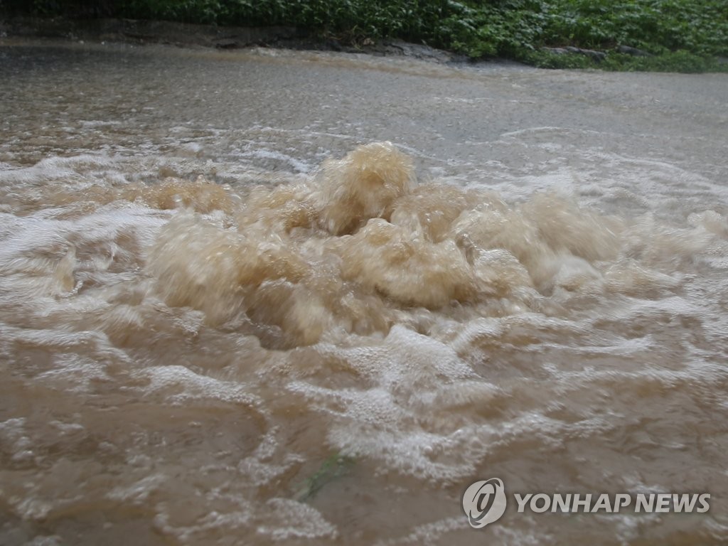 전남 구례에 호우경보