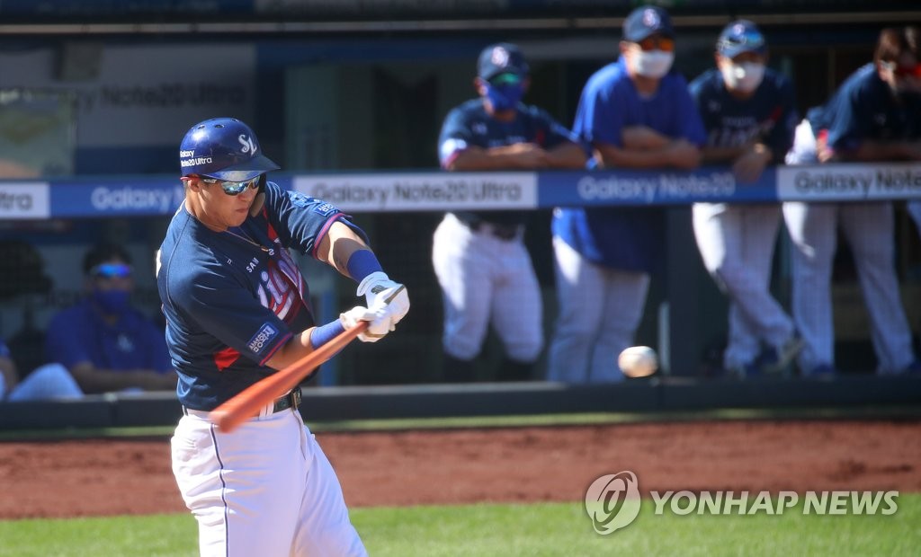 삼성 김동엽 "부상도 내 책임…지난해 후반기처럼 반등하기를"