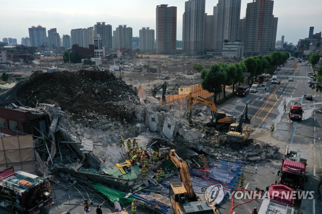 불법 재하도급 드러난 '참사'…붕괴 원인 규명 두달 소요