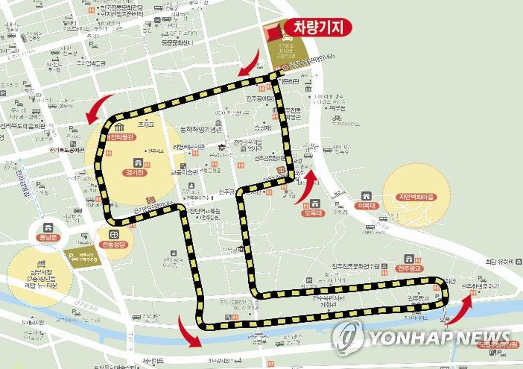 전주 한옥마을 '관광 트램' 2024년 도입…"세계 첫 무가선 방식"(종합)