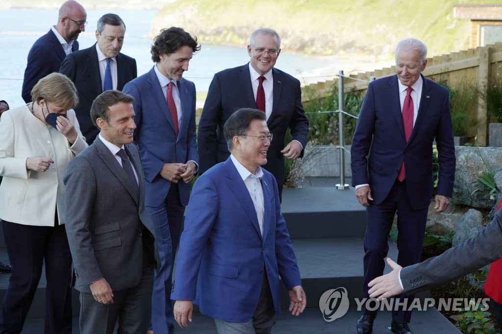 '미국의 귀환' G7, 중국에 공동전선…백신으로 리더십 재확보