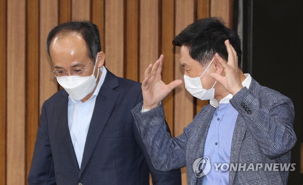 국민의힘, 윤호중 '법사위 흥정' 발언에 "선전포고"