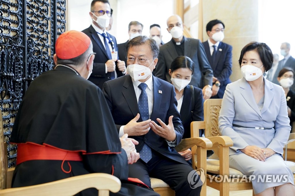 문대통령, 바르셀로나 성가족성당 방문으로 유럽순방 마무리