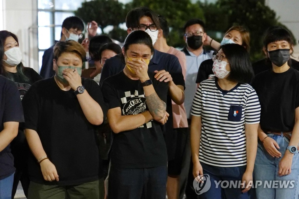 중국, 빈과일보 폐간 비난에 "홍콩 카드로 중국 압박 안 통해"(종합)