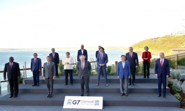 G7 사진서 '남아공 대통령 삭제' 실무자 징계 절차
