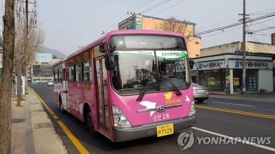 순천시, 중·고교생 시내버스 요금 100원 시행