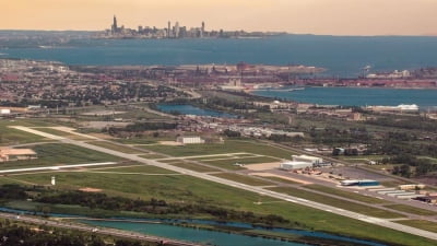미 미시간 호수 남단 '시카고 제3의 공항' 재건 박차