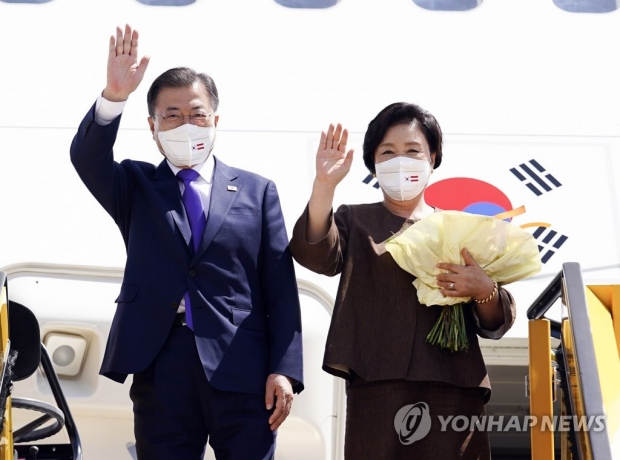 문대통령, 오스트리아 국빈방문 마치고 스페인行