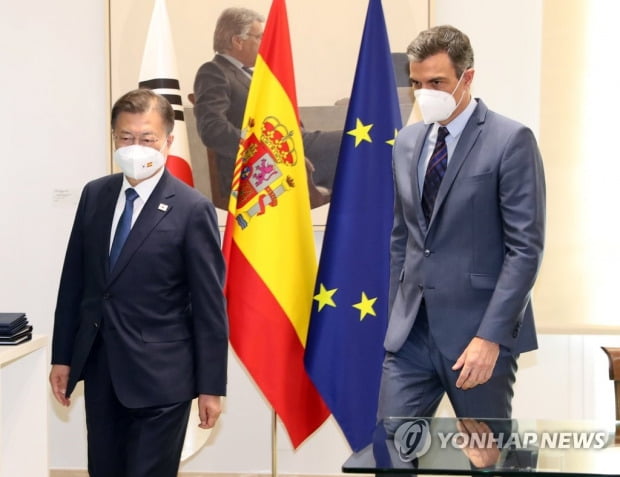 한·스페인 정상회담…'전략적 동반자 관계'로 격상