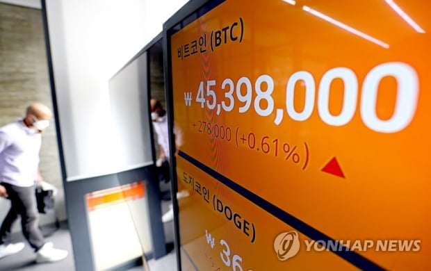 비트코인 국내가격 4% 하락…4300만원대