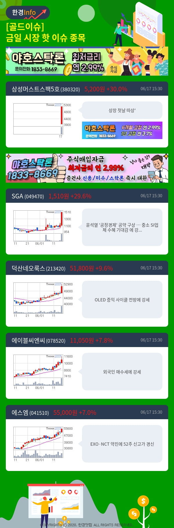 [골드이슈] 금일 시장 핫 이슈 종목