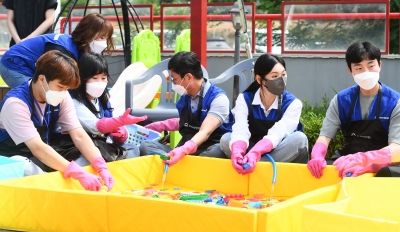 [포토] 봉사활동하는 제14기 행복공감봉사단