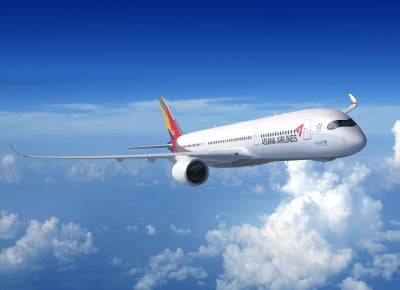 '아찔한 비행' 아시아나 항공기 기장석 유리창에 금 가