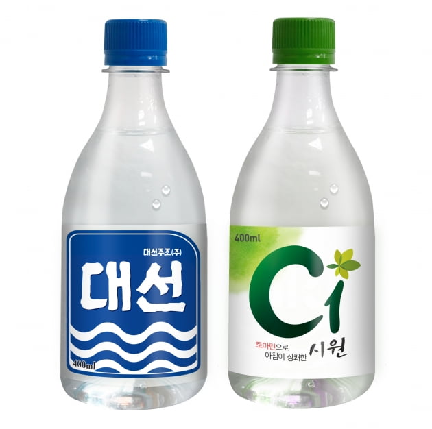 대선주조, 시원과 대선 400ml 페트 출시