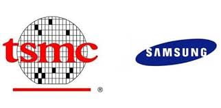 tsmc,삼성전자 로고