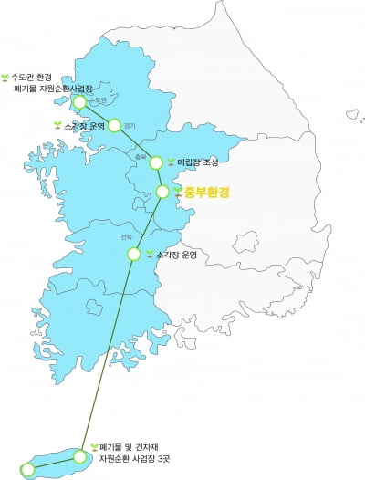 이도, 충북 폐기물 업체 중부환경 인수.. 환경 밸류체인 전국 확대