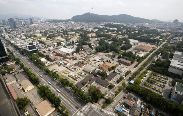 용산 미군기지 전경./ 연합뉴스