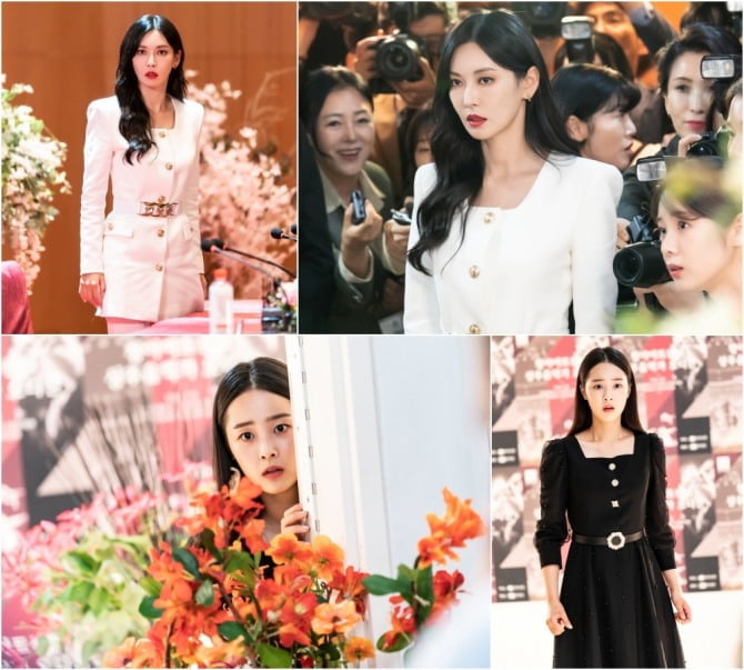“위태롭게 흔들리는 악녀들의 눈빛” ‘펜트하우스3’ 김소연X최예빈, 심상치 않은 분위기 ‘충격의 눈동자’ 포착