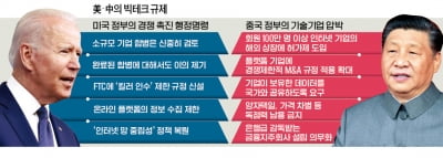 美는 독과점 단속·中은 군기잡기…'규제 폭격'에 휘청이는 빅테크