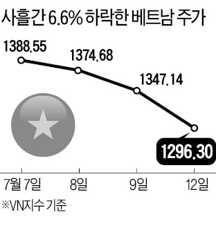 갑자기 급락한 베트남 증시…펀드서 돈 빼야하나?