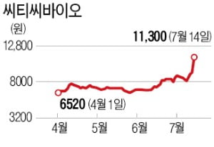 '블록딜' 씨티씨바이오, M&A 가능성에 급등