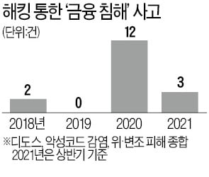 '디도스 표적' 된 금융사들