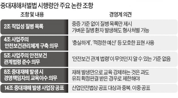 "중대재해법 여전히 모호"…소송대란 불보듯