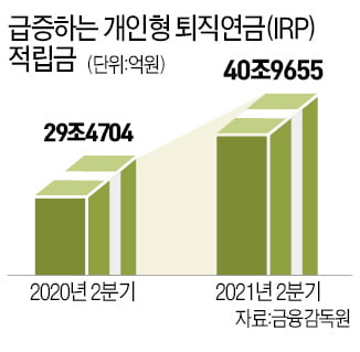 IRP에 몰리는 뭉칫돈…적립금 40조 돌파