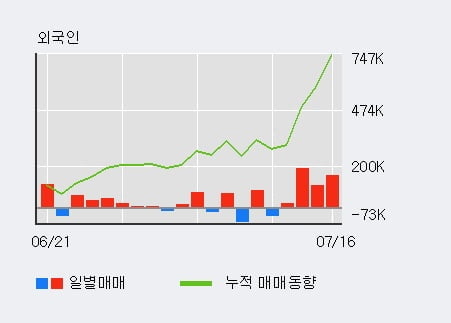 '대주전자재료' 52주 신고가 경신, 외국인 3일 연속 순매수(30.6만주)