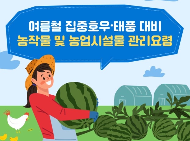 강원농기원 장마 앞두고 농작물·시설 사전관리 농가에 당부