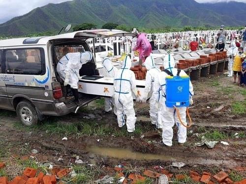 "미얀마 군부, 코로나 사망자 축소…교도소서 수십 명 감염"