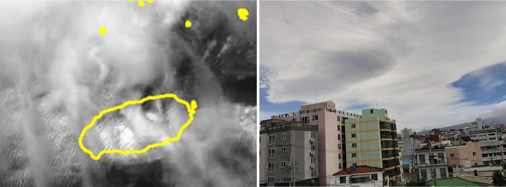 한라산 상공에 UFO가 나타났다?…렌즈구름 생성 비밀은