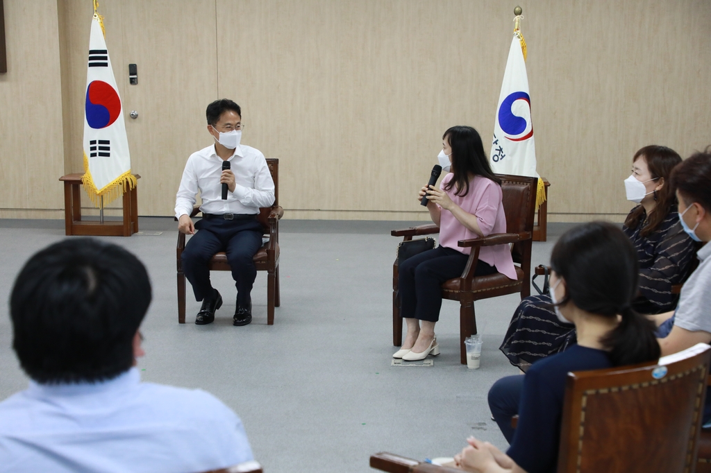 김정우 조달청장, MZ세대 직원들과 소통 간담회