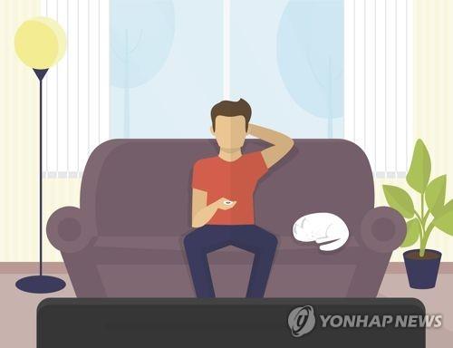 수도권 거리두기 4단계에 이른 저녁 TV 시청 증가