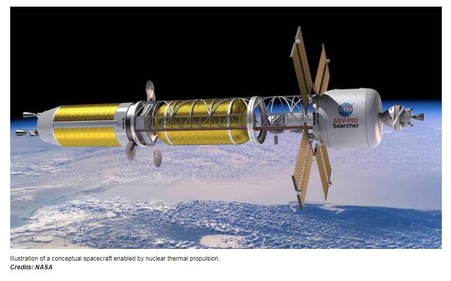 NASA '핵추진 원자로' 개념설계 발주…블루오리진·GE 등도 협력