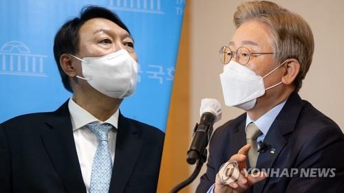 "이재명 44.0% vs 윤석열 34.9%…이낙연도 尹에 앞서"