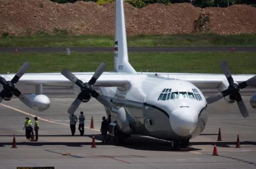 미국 특수작전기 이어 C-130 수송기 대만 착륙