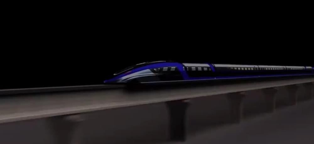 중국, '시속 600km' 자기부상열차 시스템 공개