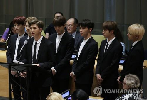 '청년세대 아이콘' 성장한 BTS, 대통령 특사로 유엔 무대에