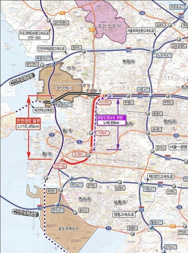 인천대로 5개 노선…정부 혼잡도로 개선사업계획에 반영