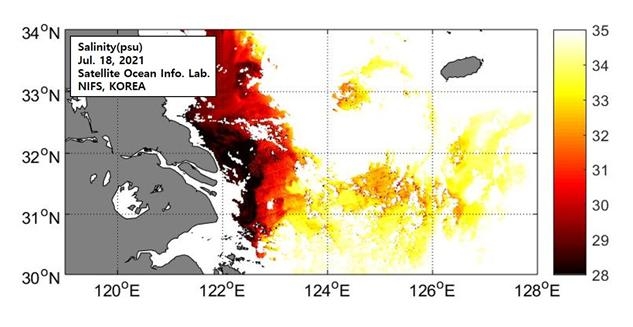 연안 양식 피해 유발 양쯔강 저염분수 모니터링 강화