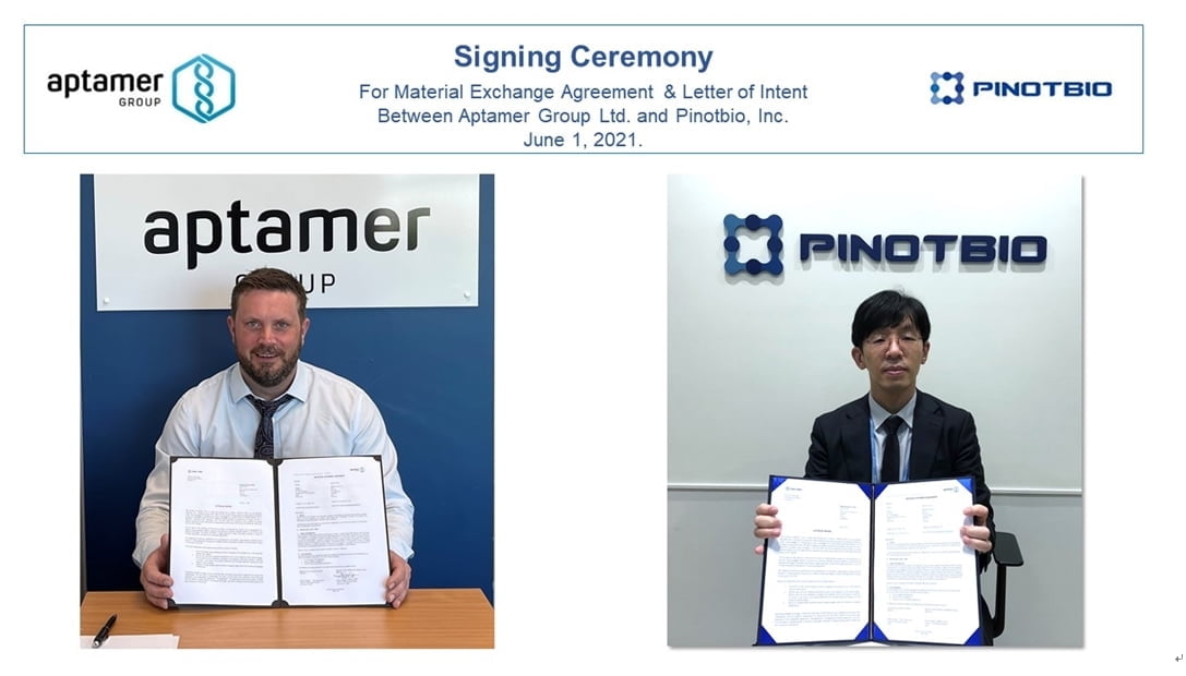 피노바이오, 영국 압타머그릅 등 2곳과 ADC 공동 연구