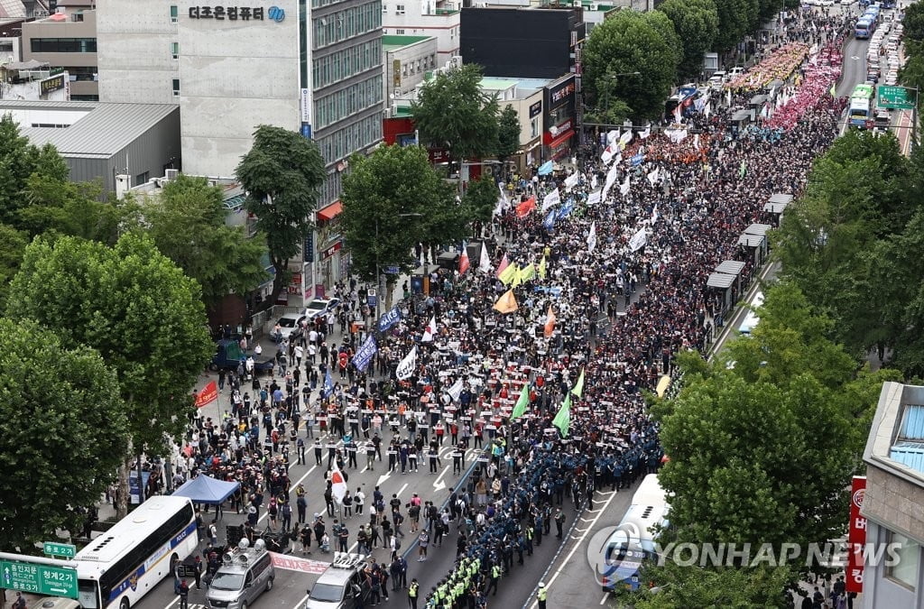 민주노총, 원주 집회 강행하나…당국 "자제해달라"