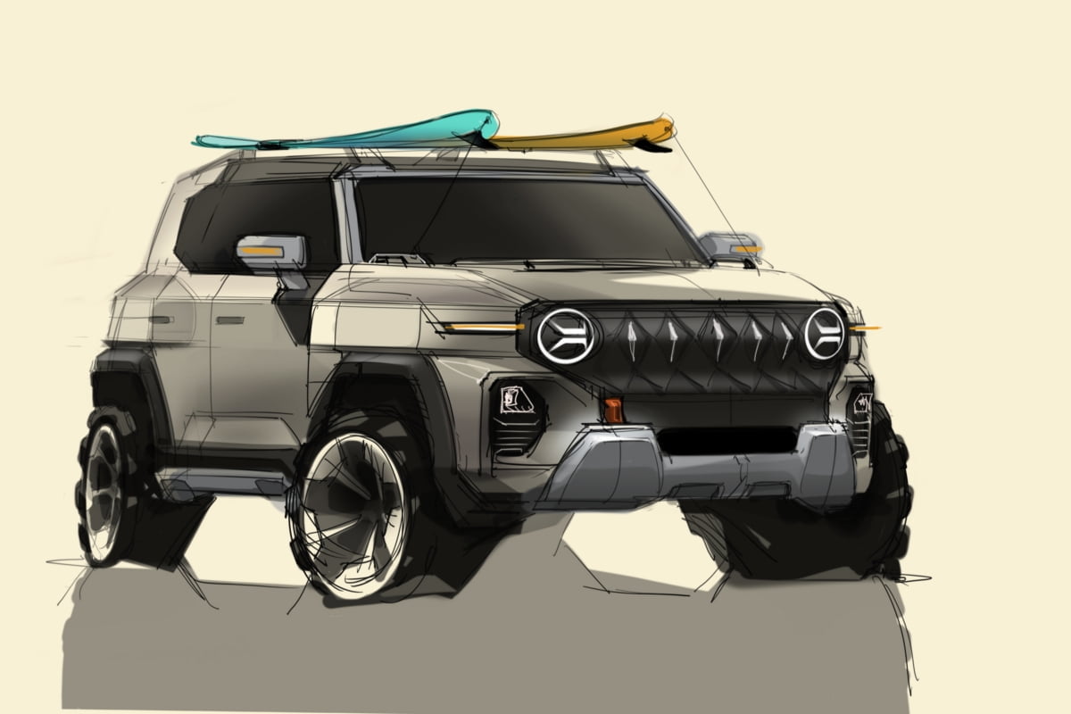 쌍용차, 차세대 SUV `KR10` 디자인 공개