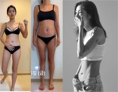 김빈우, 겨우 5kg 뺐는데 반쪽 된 몸…"저녁밥 NO, 매일 운동" [TEN ★]
