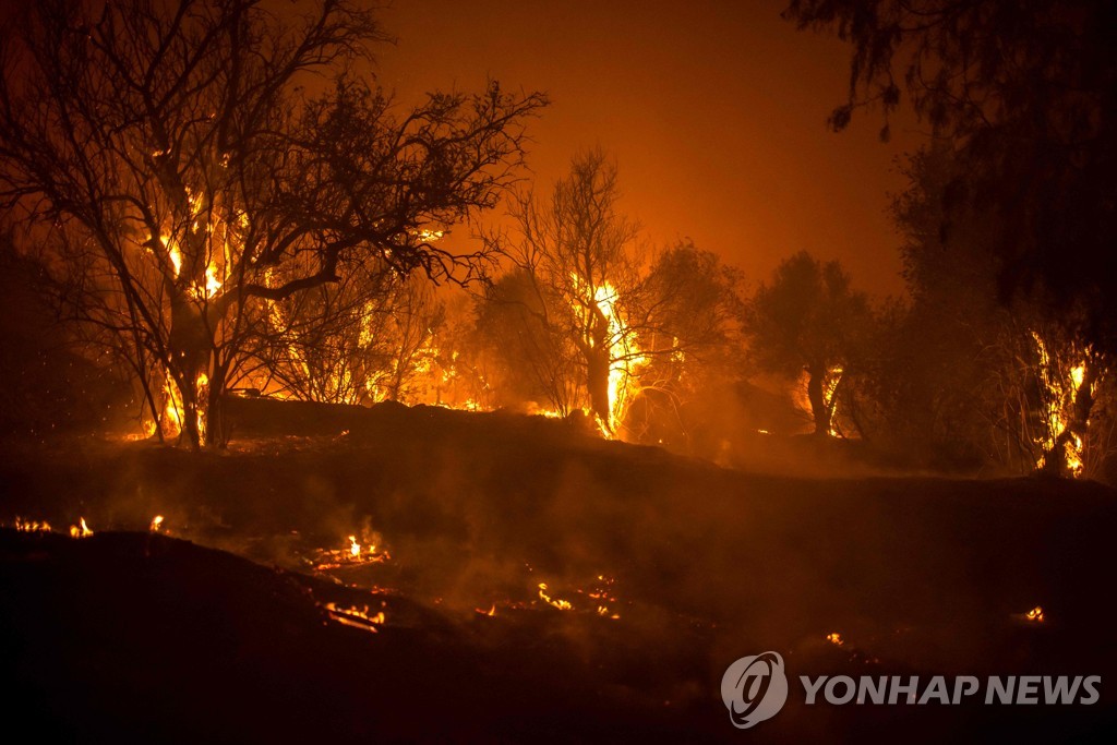 키프로스서 사상 최악 산불…"4명 사망, 8개마을 주민 대피"