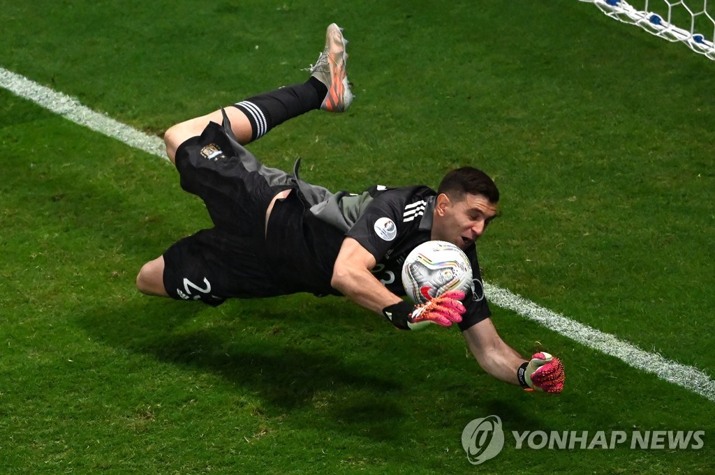 아르헨, 승부차기서 콜롬비아 제압…브라질과 코파 결승서 격돌