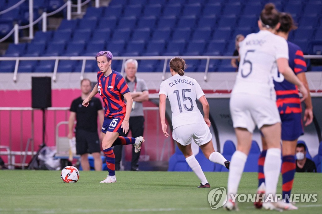 -올림픽- 영국 여자축구, 일본 꺾고 8강 선착…미국은 뉴질랜드 6-1 제압