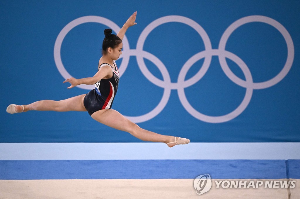 -올림픽- 체조 이윤서, 개인종합서 역대 한국 최고 순위 타이 21위
