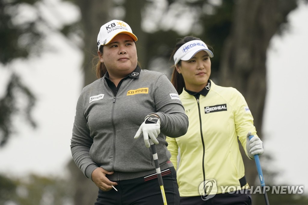 박인비·유소연, LPGA 2인 1조 대회 첫날 공동 7위